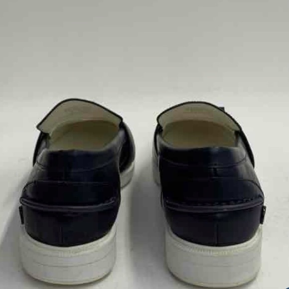 Tory Burch Black Leather Slip-On Loafers, size 8 1/2 - Picture 4 of 10